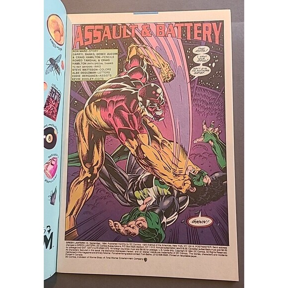 Vintage Green Lantern #55 Zero Hour DC Comics (1994) Direct Edition Comic Book - Picture 2 of 3